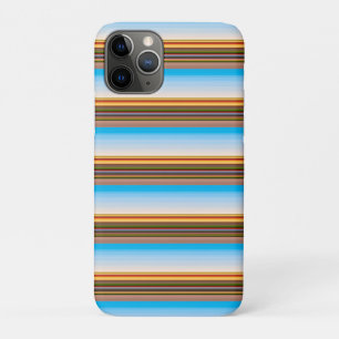Cute modern colorful stripes iPhone 11 pro case