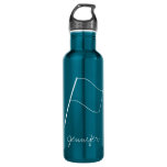 Cute Modern Colorguard Flag Stainless Steel Water Bottle at Zazzle