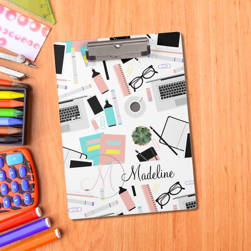 Cute Modern Custom Desktop Pattern Clipboard