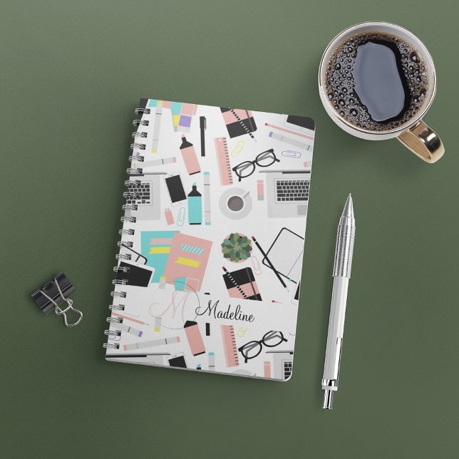 Cute Modern Custom Desktop Pattern Notebook (Creator Uploaded)