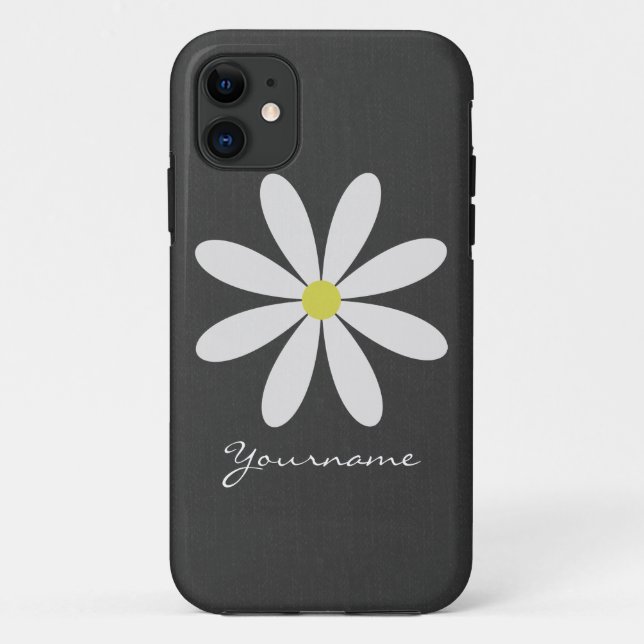 Cute & Modern Daisy Case-Mate iPhone Case (Back)