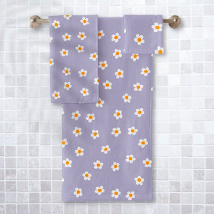 Daisy Honey Bee Bathroom Towel Set,Microfiber Bath Kitchen Beach Hand Dish  Towels Set,Orange Yellow Spring Floral Flower Comb Quick Dry Luxury  Decorative Towels+Set Clearance Prime Accessories Decor