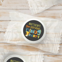 Cute Modern Dino Dinosaur Kid's Birthday Party