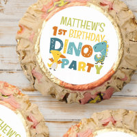 Cute Modern Dino Dinosaur Kid's Birthday Party