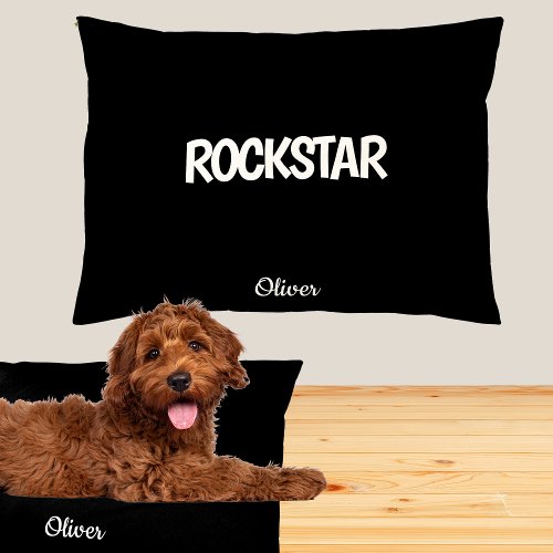 Cute Modern Dog Bed in Black