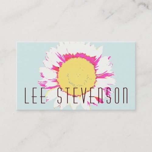 Unique Floral Business Card