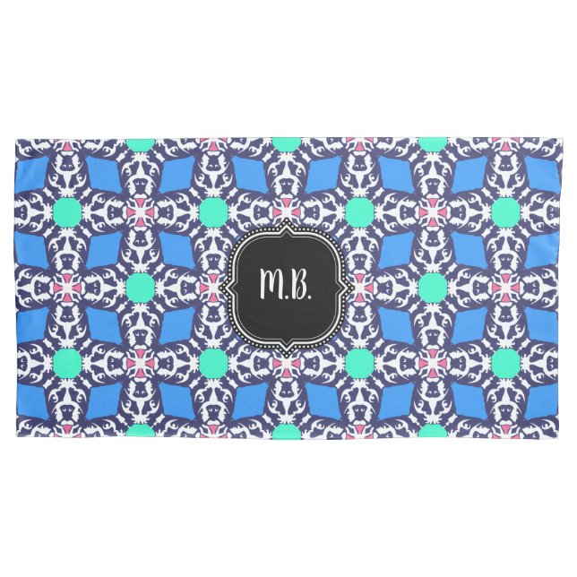 cute modern french bulldog pillow case (Front)