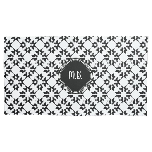 cute modern french bulldog pillow pillow case (Front)