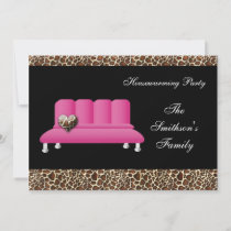 Cute Modern Furniture Housewarming Party Invitation