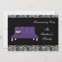Cute Modern Furniture Housewarming Party Invitation