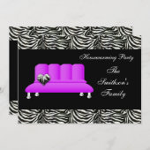 Cute Modern Furniture Housewarming Party Invitation (Front/Back)