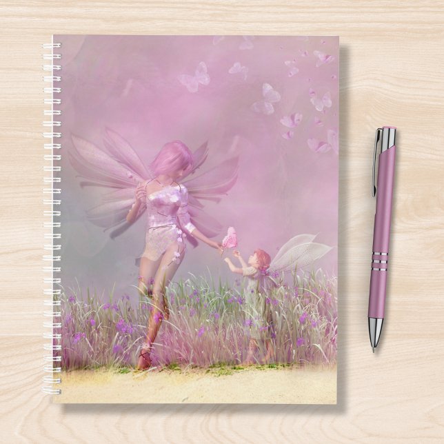 Cute Modern Girly Pink Butterfly Fairies Planner (Creator Uploaded)