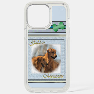 Cute Modern Golden Retriever Dog Art iPhone 15 Pro Max Case