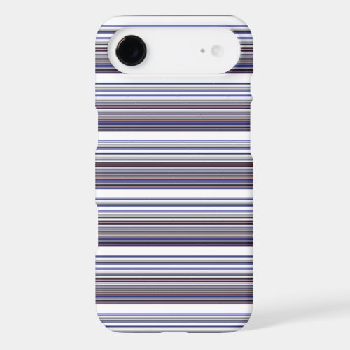 Cute modern gray blue stripes iPhone 17 air case