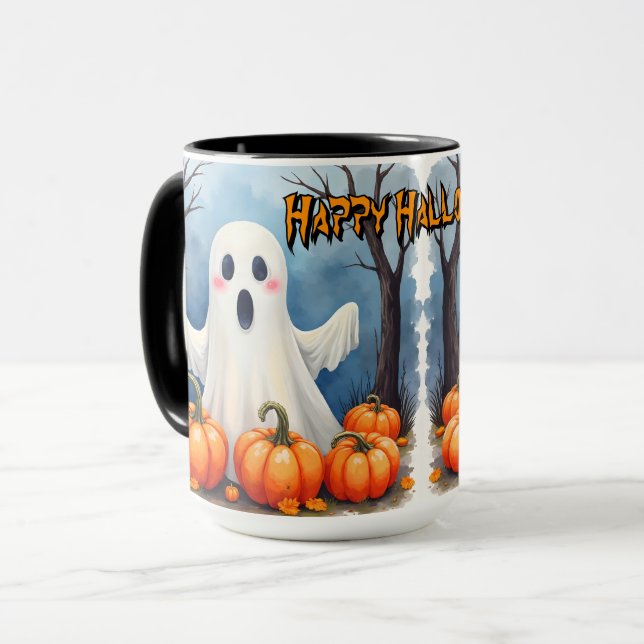 Cute Modern Halloween Spooky Collection Mug (Front Left)