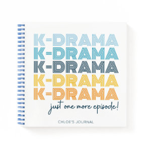 Cute Modern Korean Drama Lover Notebook