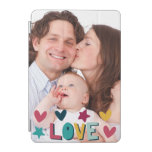 Cute Modern Love and Hearts Custom Photo iPad Mini Cover