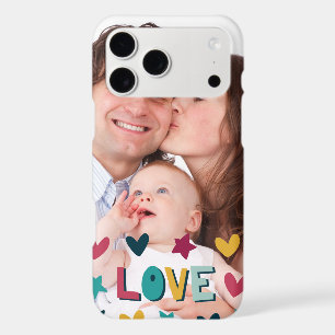 Cute Modern Love and Hearts Custom Photo iPhone 17 Pro Max Case