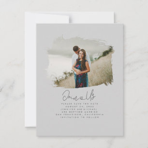 Cute Modern Minimalist Join Us Save the Date Photo