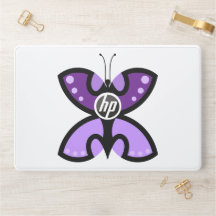 Cute Modern Purple Butterfly Graphic Accent