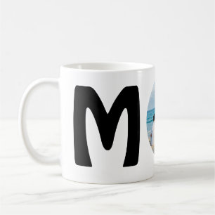 Cute modern simple Mother's Day gift photo Mom Coffee Mug