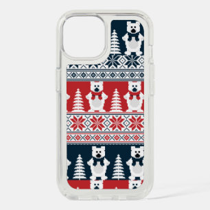 Cute & Modern Snowman Knit iPhone 15 Case