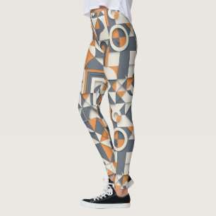 Cute Modern tiled pattern  Leggings