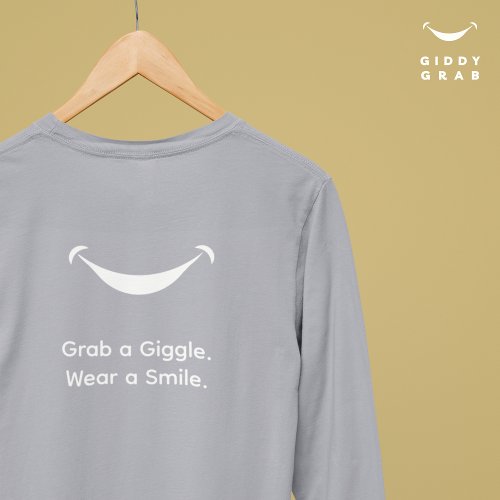 Cute Modern Typography Smile Simple T_Shirt