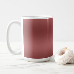 Cute Modern Watercolor gradient solid red color Coffee Mug