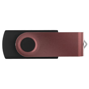 Cute Modern  Watercolor gradient solid red color  Flash Drive