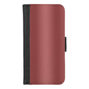 Cute Modern  Watercolor gradient solid red color  iPhone 8/7 Wallet Case