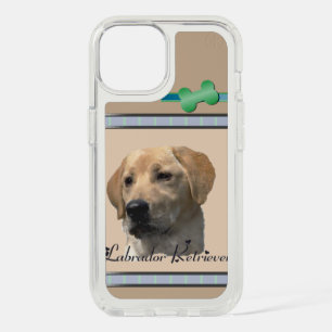 Cute Modern Yellow Lab Dog Art iPhone 15 Case