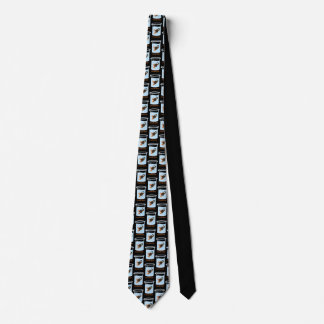 Cute Mole swims in beaker Avogadro's Mole Day  Neck Tie