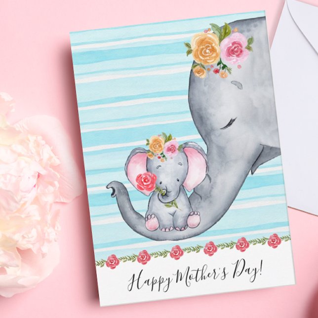 Cute Mom and Baby Mother's Day Card (Cute Mother's Day Card)