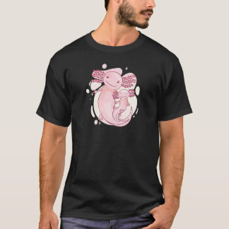 Cute Mom & Daughter Axolotl  Kids Girl Women Salam T-Shirt