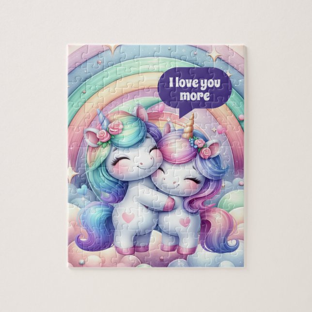 Cute Mom Daughter love more  Jigsaw Puzzle (Vertical)