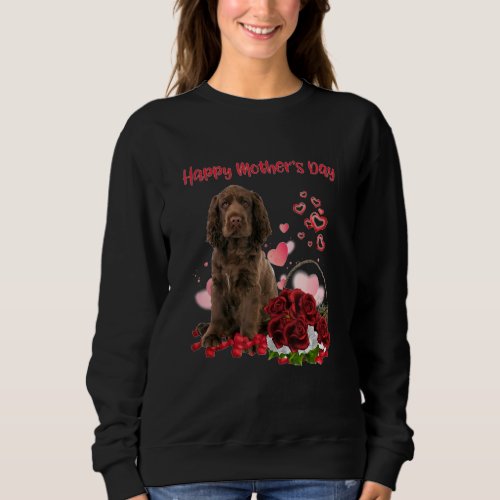 Cute Mom Flower Happy Mothers Day Love Dog 6 Sweatshirt