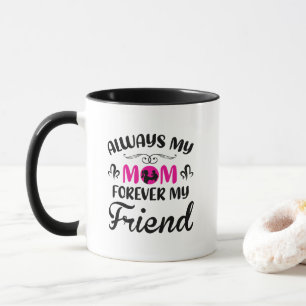 Cute Mom Friend word art Mug