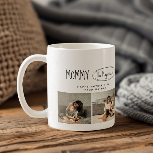 Cute Mom Happy Mothers Day Photo Collage Coffee Coffee Mug
