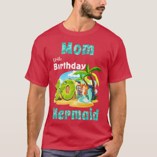 Cute Mom Of The 10th Birthday T-Shirt