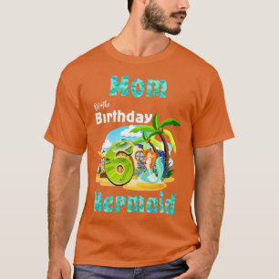 Cute Mom Of The 6th Birthday T-Shirt