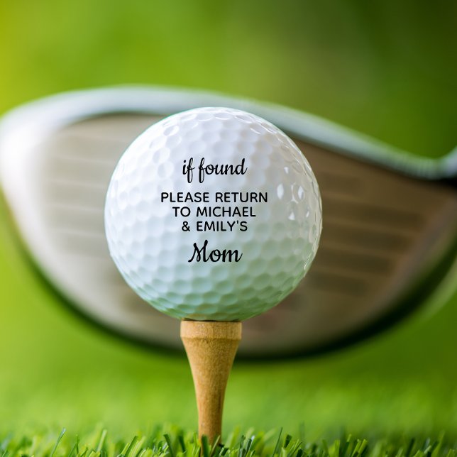 Cute Mom Personalized Golf Balls (Creator Uploaded)