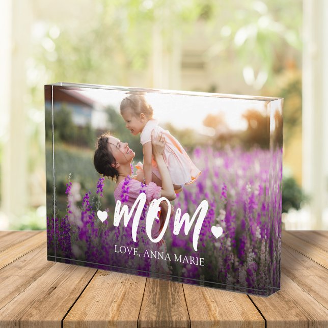 Cute Mom Quote Typography Script Photo Block (Creator Uploaded)