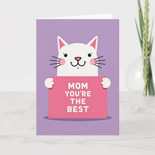 Cute Mom Youre The Best Card (Front)