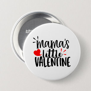 Cute Momma's little Valentine Button