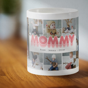 Cute Mommy 8 Photo Collage Coffee Mug