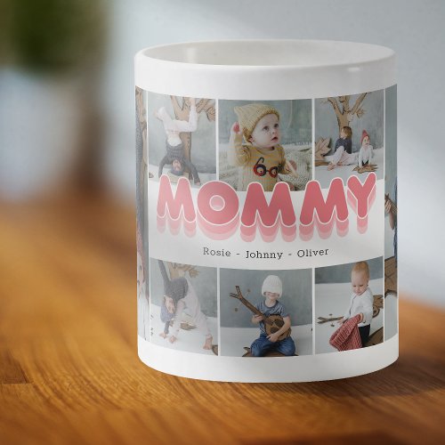 Cute Mommy 8 Photo Collage Coffee Mug