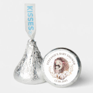 Cute Mommy and Baby Hedgehog Boho Baby Shower Hershey®'s Kisses®