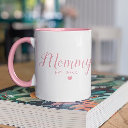 Cute Mommy Est20XX Mothers Day Mug