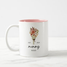 Cute Mommy Susan Est 2024 Floral Rose Mother's Day